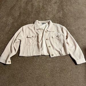 SHEIN cropped corduroy jacket!